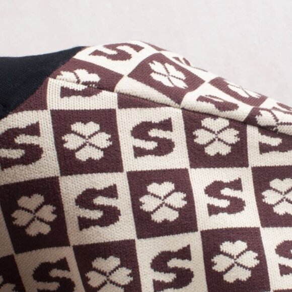 SANDRO Glorious Monogram Knit Cardigan - Picture 3 of 7